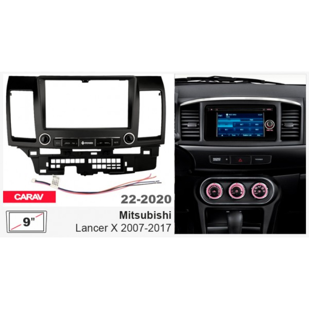 Переходная рамка Carav Mitsubishi Lancer X (22-2020)