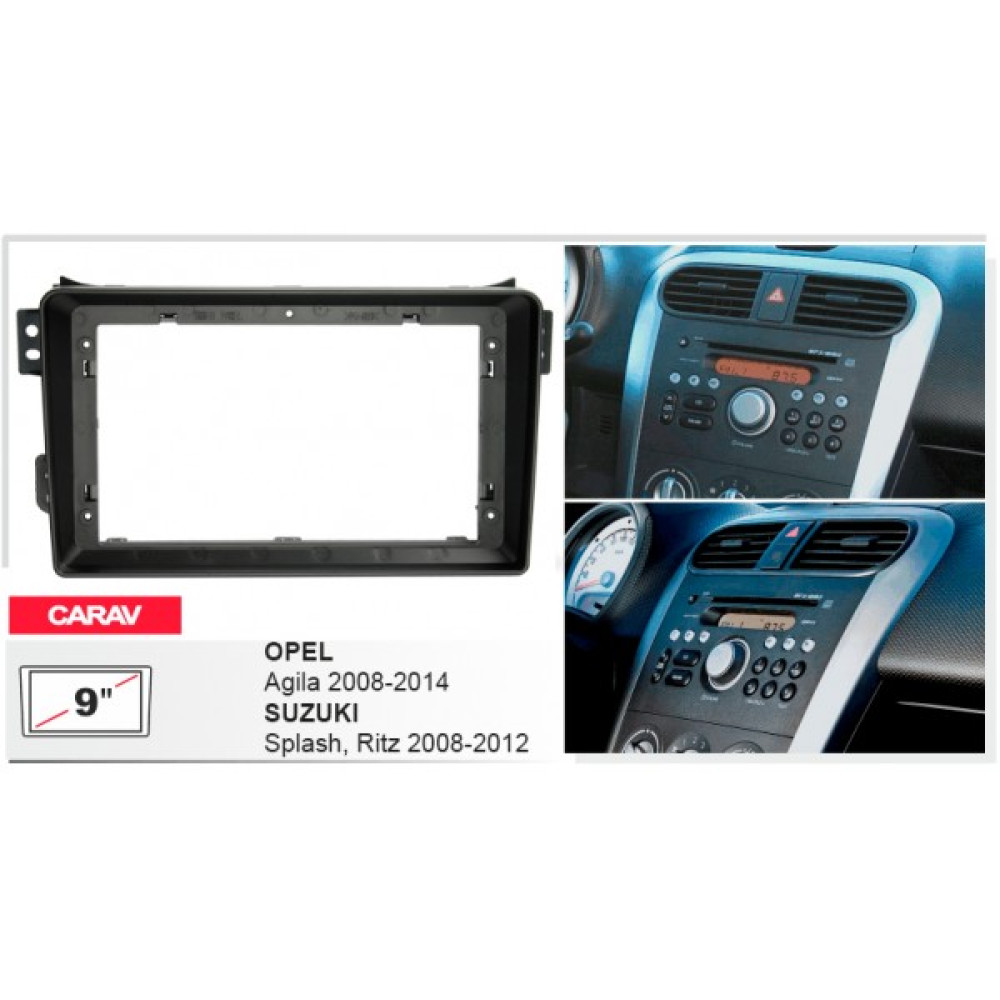Переходная рамка Carav Opel Agila, Suzuki Splash, Ritz (22-370)