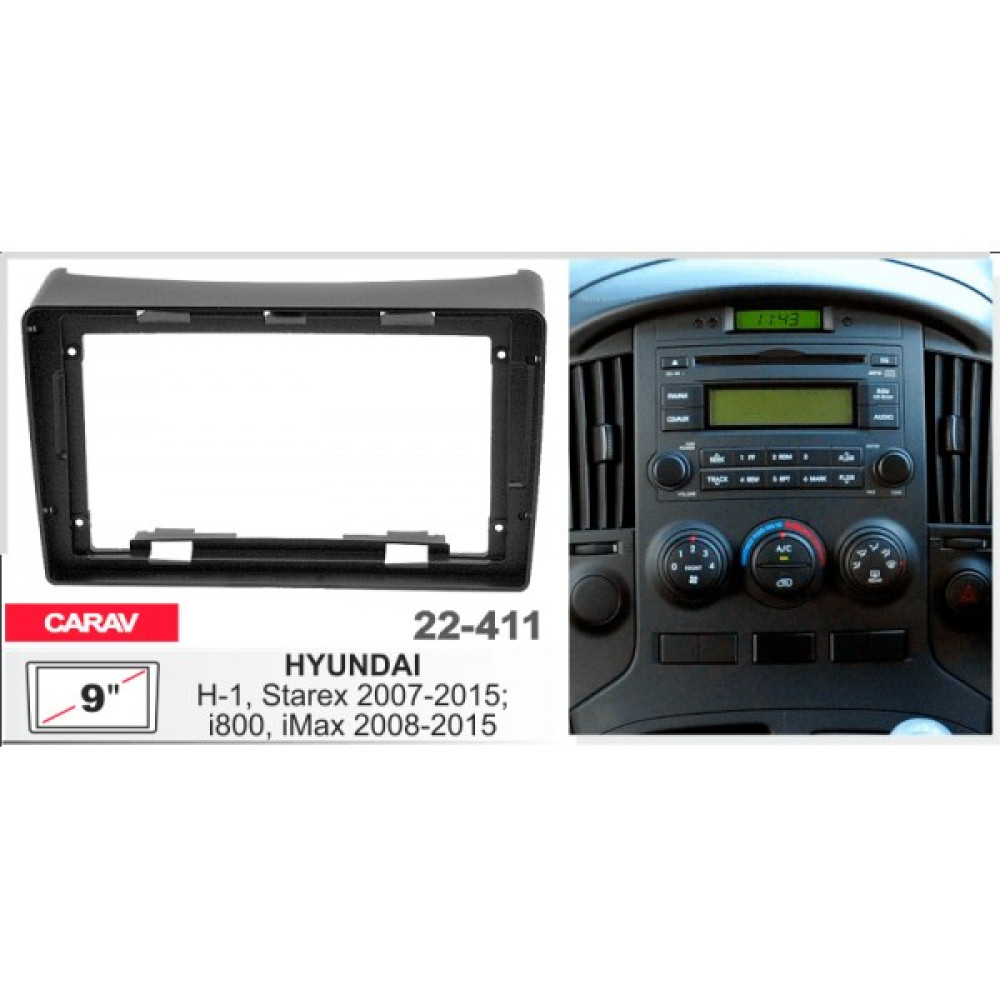 Переходная рамка Carav Hyundai H-1, Grand Starex (22-411)