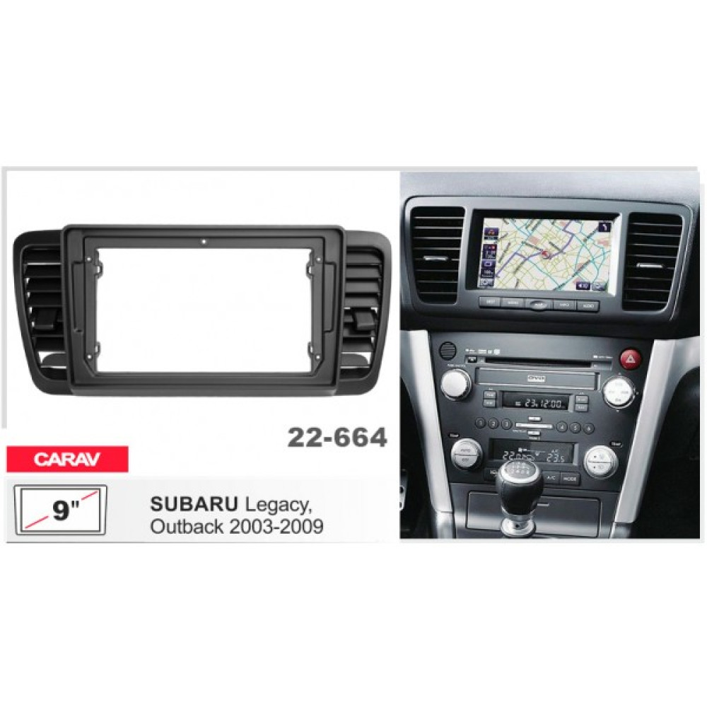 Переходная рамка Carav Subaru Legacy, Outback (22-664)