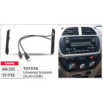 Переходная рамка Carav Toyota с USB и AUX удлинителем (11-712)