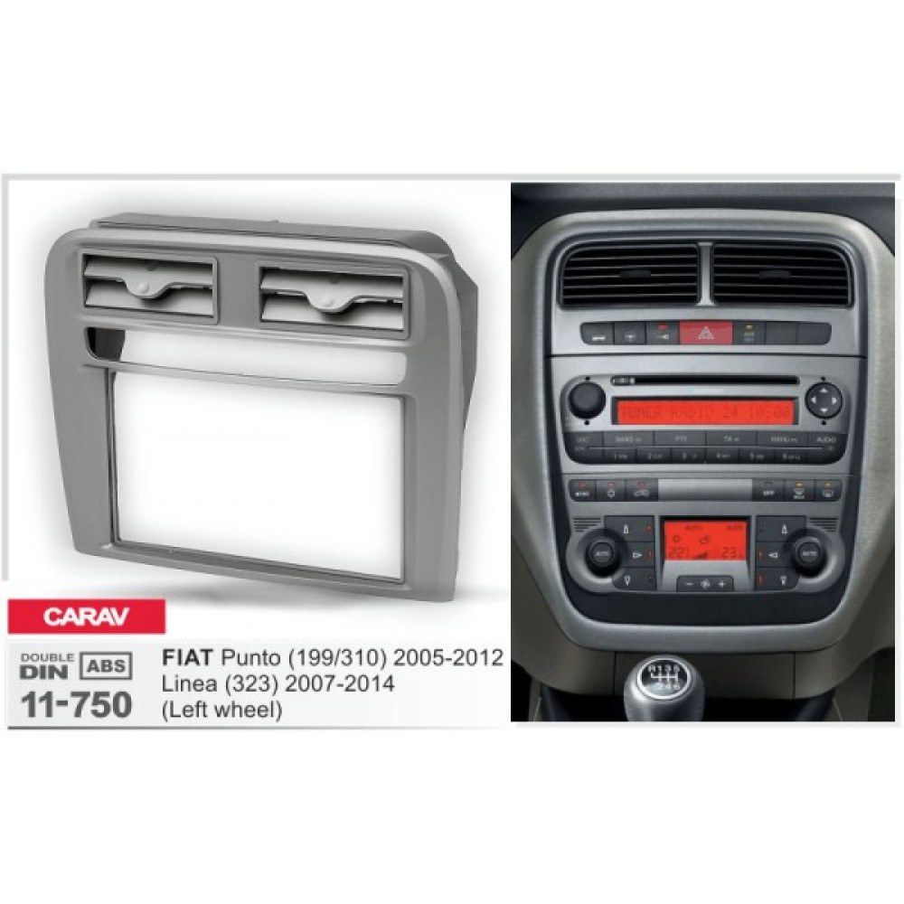 Переходная рамка Carav Fiat Punto, Linea (11-750)