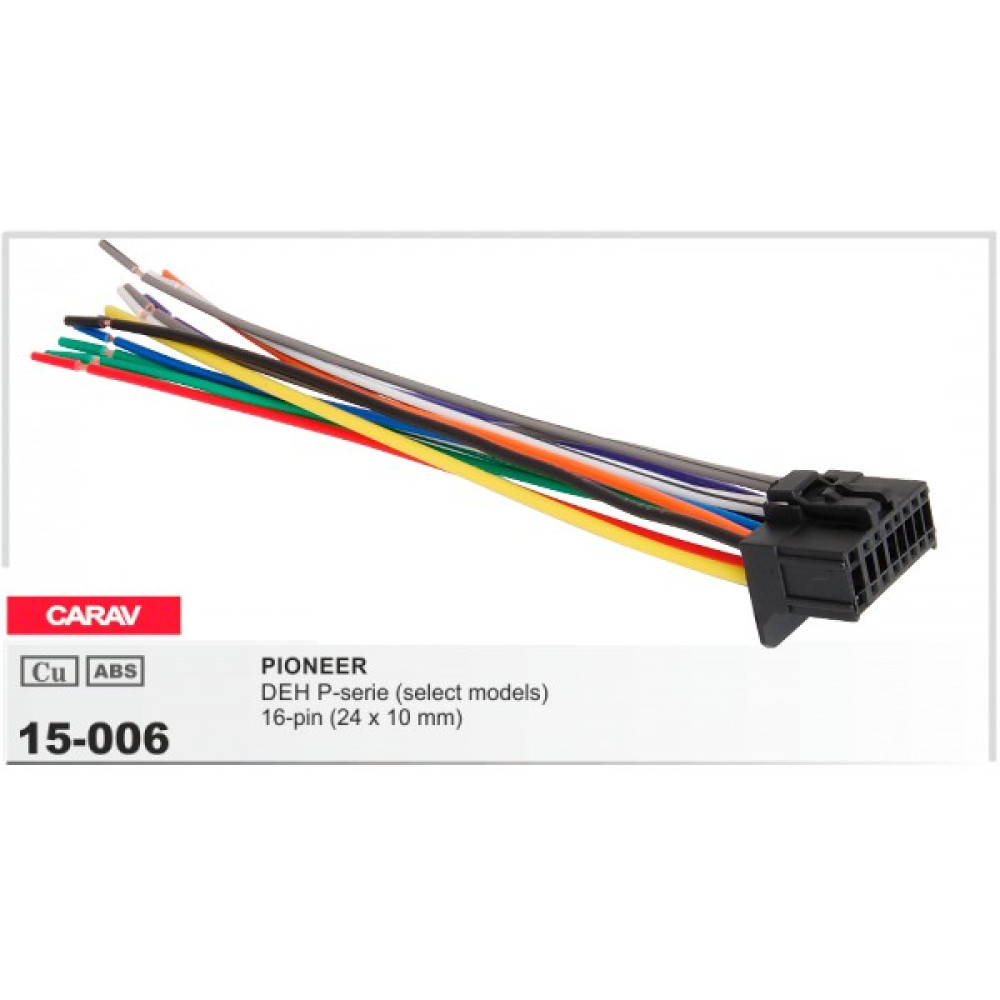 Разъём для магнитолы CARAV Pioneer (15-006)