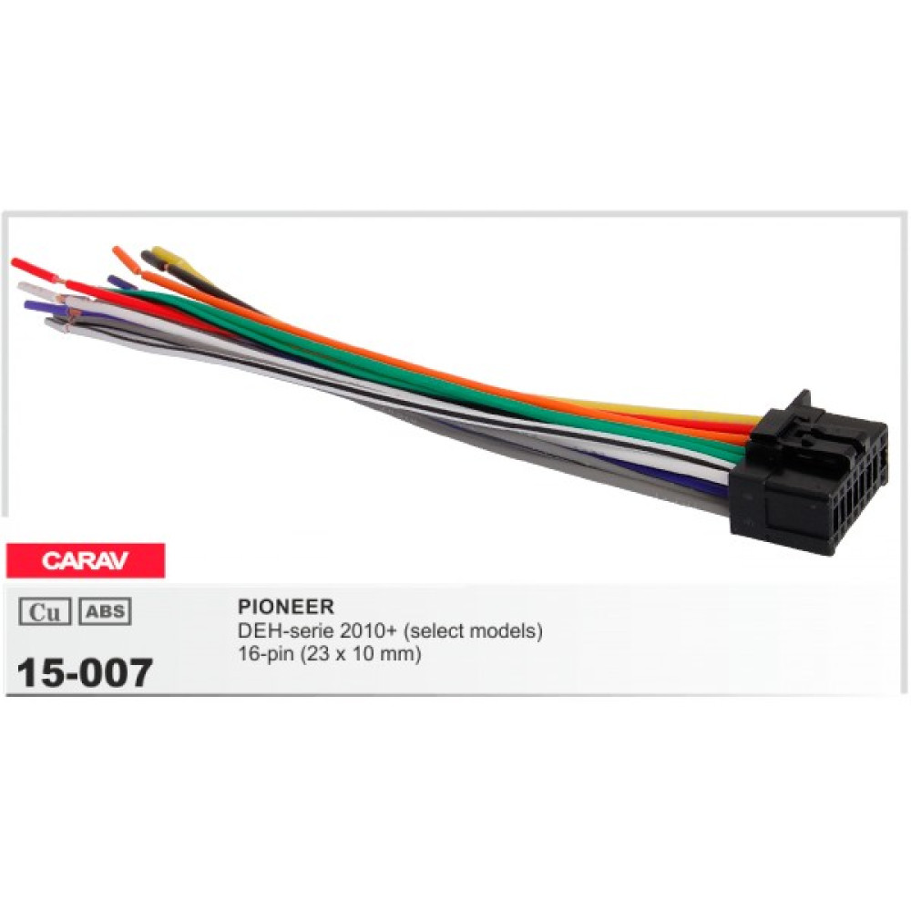 Разъём для магнитолы CARAV Pioneer (15-007)