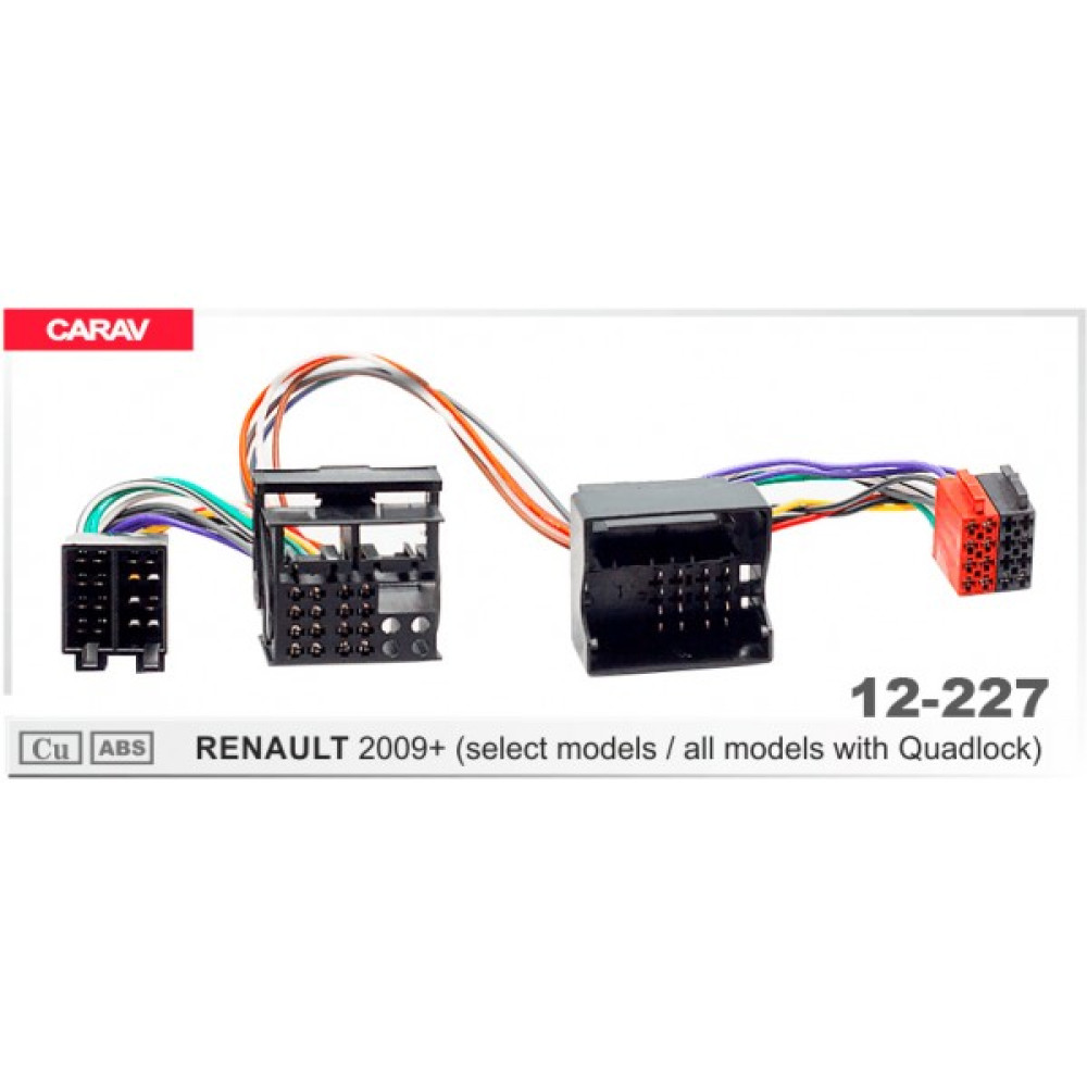 Переходник для магнитол Renault Carav 12-227