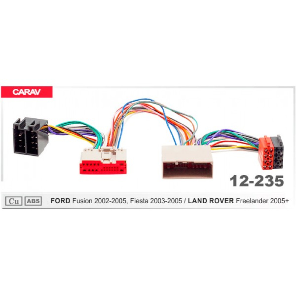 Переходник для магнитол Ford Fiesta, Fusion, Land Rover Freelander Carav 12-235