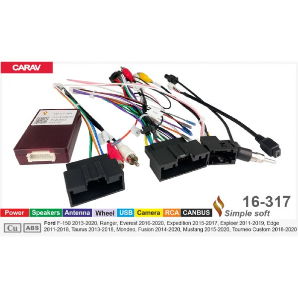 Переходник для магнитол 9", 10.1" Ford Carav 16-317