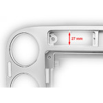 Переходная рамка Volkswagen Tiguan, Golf Plus Carav 22-080
