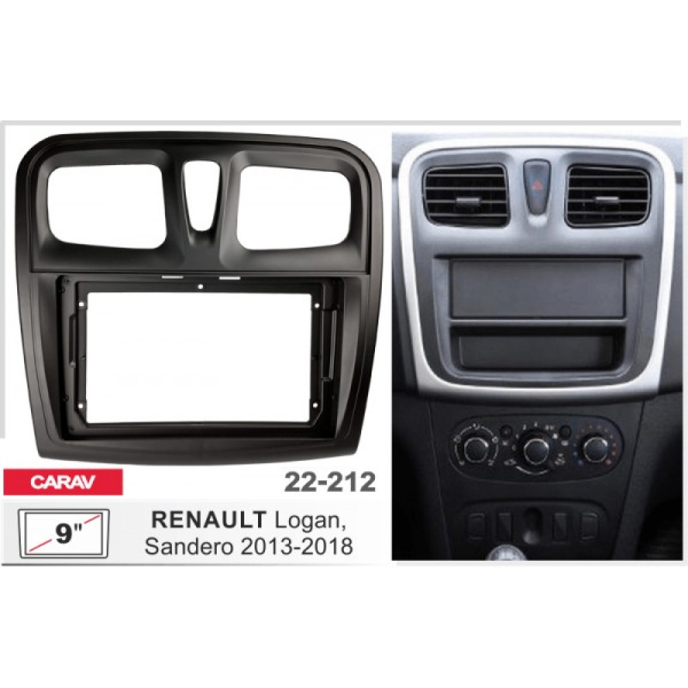 Переходная рамка Carav Renault, Dacia Logan, Sandero (22-212)