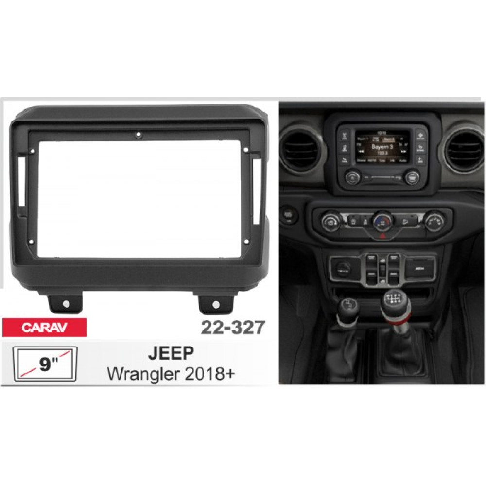 Переходная рамка Carav Jeep Wrangler (22-327)