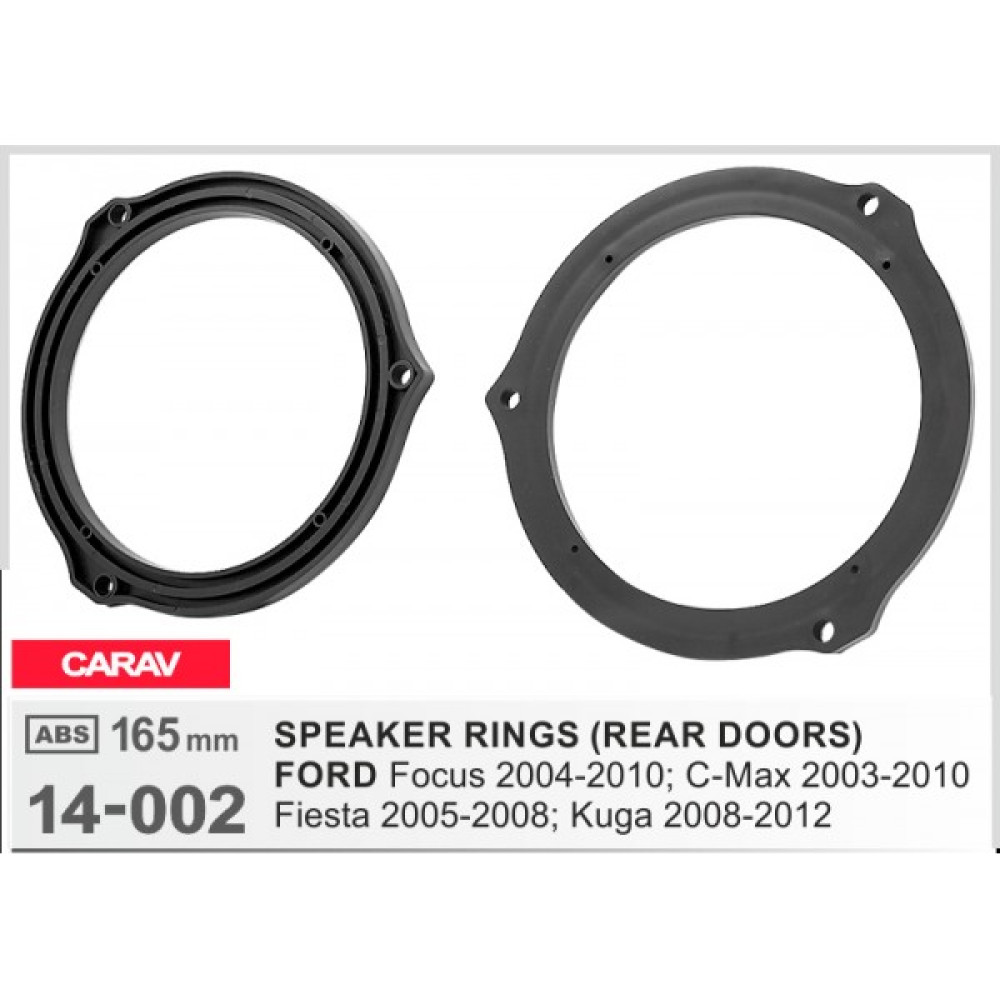 Проставки под динамики 165 мм / 6.5" CARAV 14-002 для автомобилей Ford
