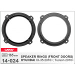 Проставки под динамики 165 мм / 6.5" Carav для автомобилей Hyundai, KIA (14-024)