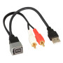 Адаптер для штатных USB/AUX-разъемов ACV Nissan (44-1213-003)