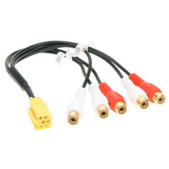 Адаптер линейных выходов Mini ISO-RCA ACV 1441-03