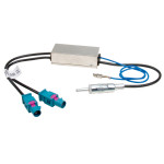 Антенный переходник Audi, Volkswagen 2-Fakra (Z) с фантомным источником питания и Diversity ACV 1524-07