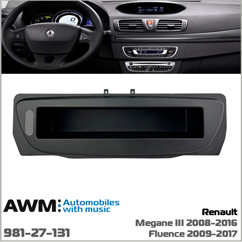 Переходная рамка AWM Renault Megane III, Fluence (981-27-131)