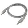 AUX кабель Jack 3.5 мм - 1 м серый AWM 110-06 AUX кабель Jack 3.5 мм - 1 м серый AWM 110-06