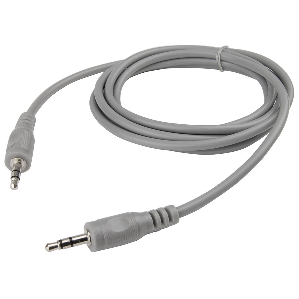 AUX кабель Jack 3.5 мм - 1.5 м серый AWM 110-08 AUX кабель Jack 3.5 мм - 1.5 м серый AWM 110-08