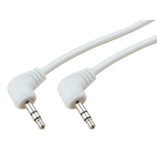 AUX кабель Jack 3.5 мм - 1.5 м белый AWM 110-09 AUX кабель Jack 3.5 мм - 1.5 м белый AWM 110-09