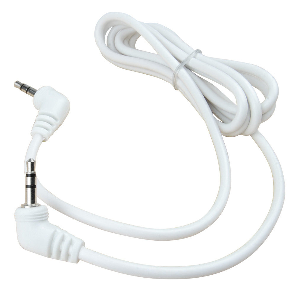 AUX кабель Jack 3.5 мм - 1.5 м белый AWM 110-09 AUX кабель Jack 3.5 мм - 1.5 м белый AWM 110-09