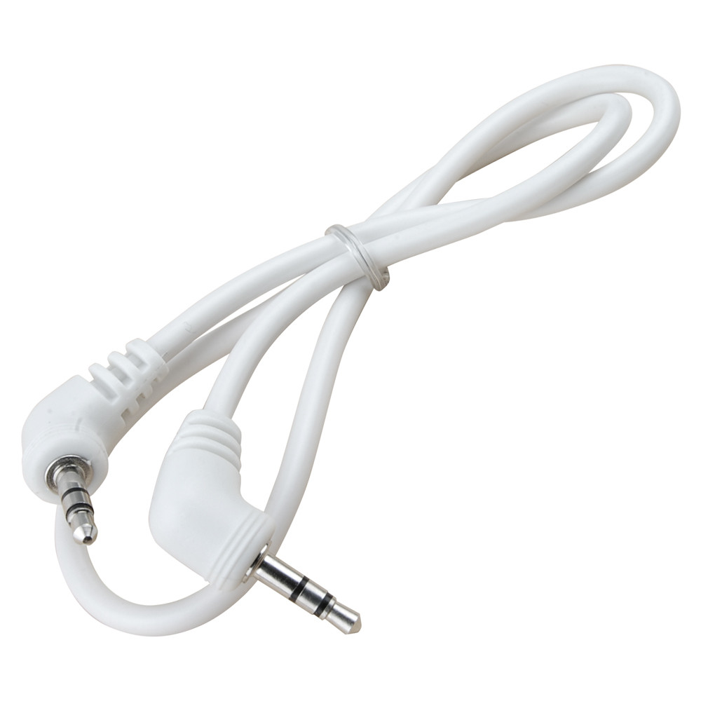 AUX кабель Jack 3.5 мм - 0.5 м белый AWM 110-10 AUX кабель Jack 3.5 мм - 0.5 м белый AWM 110-10