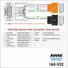 Разъем для штатной магнитолы Chrysler, Jeep, Dodge AWM 160-032