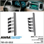 Переходная рамка AWM Hyundai Accent, KIA Rio (781-01-552)