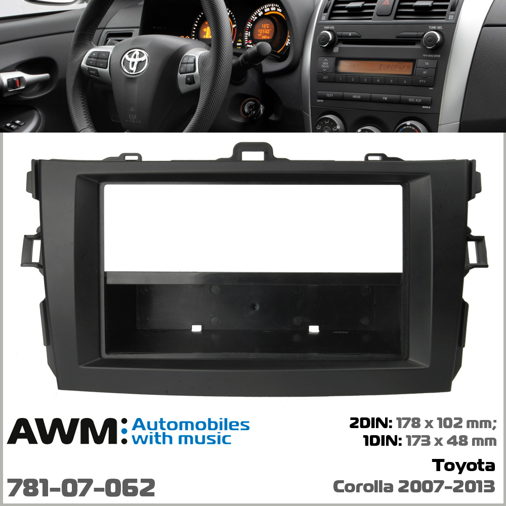 Переходная рамка AWM Toyota Corolla (781-07-062)