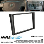 Переходная рамка AWM Opel Agila, Combo, Corsa, Meriva, Omega, Signum, Tigra, Vectra, Vivaro (781-07-110)