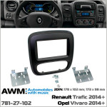 Переходная рамка AWM Opel Vivaro, Renault Trafic, Nissan NV300 (781-27-102)