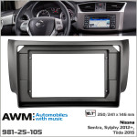 Переходная рамка Nissan Sylphy, Sentra, Tiida AWM 981-25-105