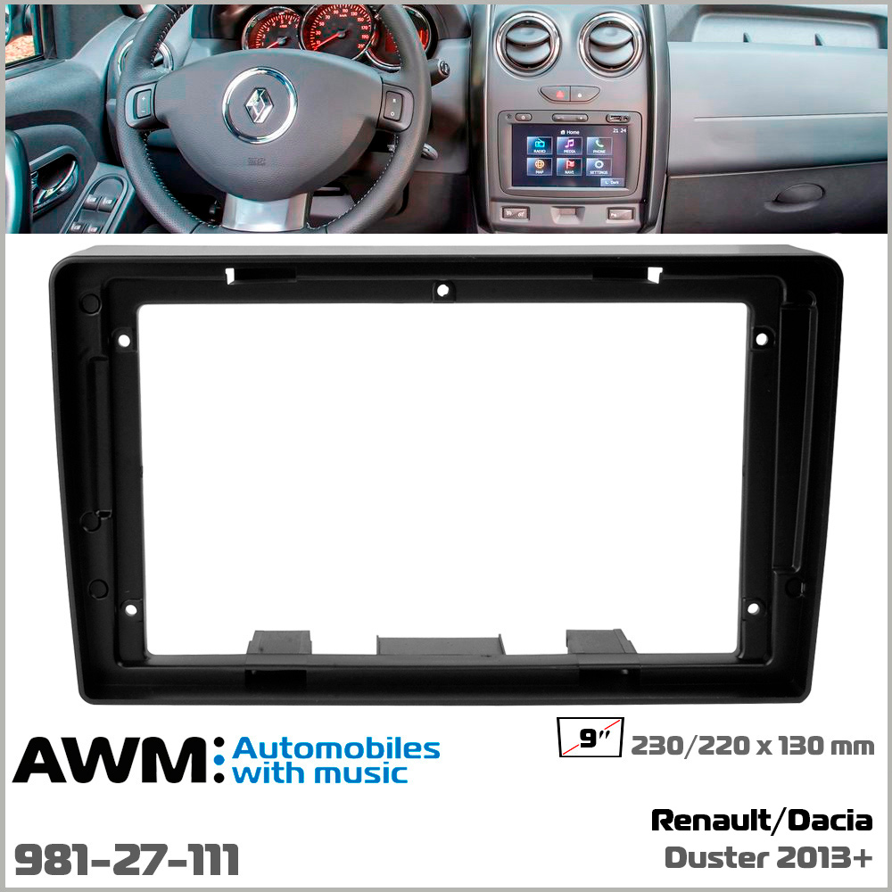 Переходная рамка Renault Duster, Dacia Duster AWM (981-27-111)