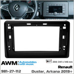 Переходная рамка Renault Duster, Arkana AWM (981-27-112)