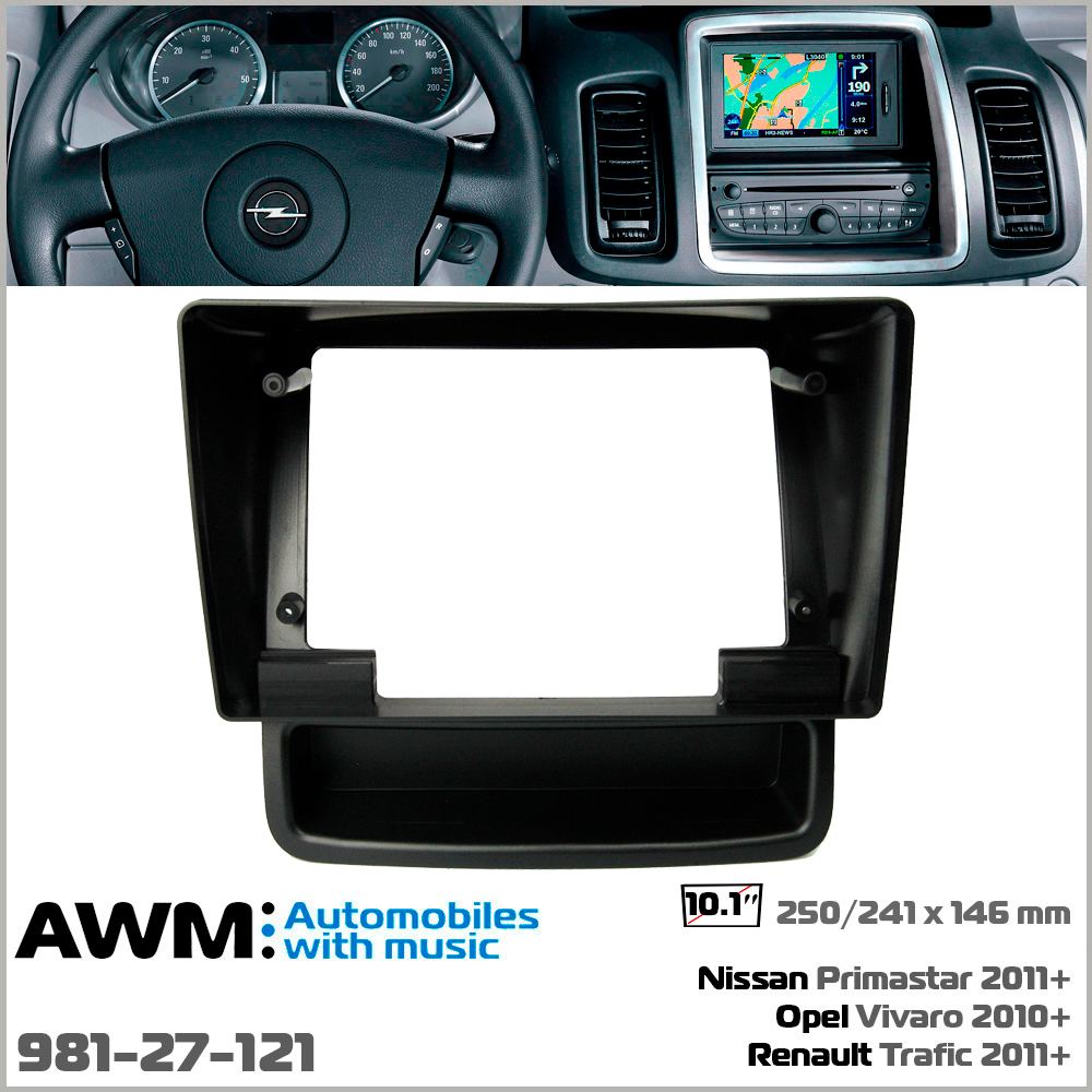 Переходная рамка Renault Trafic, Opel  Vivaro, Nissan Primastar AWM 981-27-121