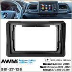 Переходная рамка Renault Master, Opel Movano, Nissan NV400 AWM 981-27-126