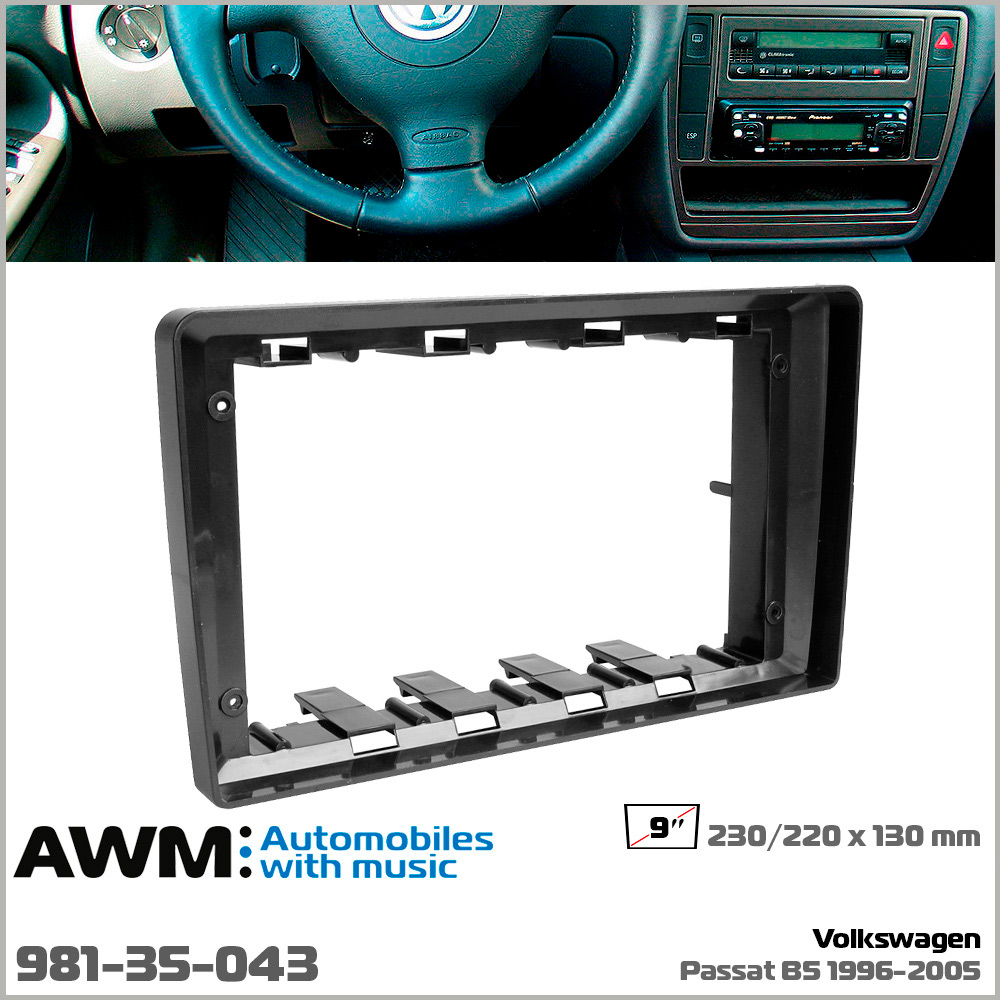 Переходная рамка AWM Volkswagen Passat B5 (981-35-043)