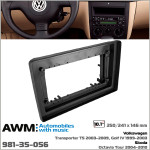 Переходная рамка AWM Volkswagen Transporter, Golf, Skoda Octavia Tour (981-35-056)