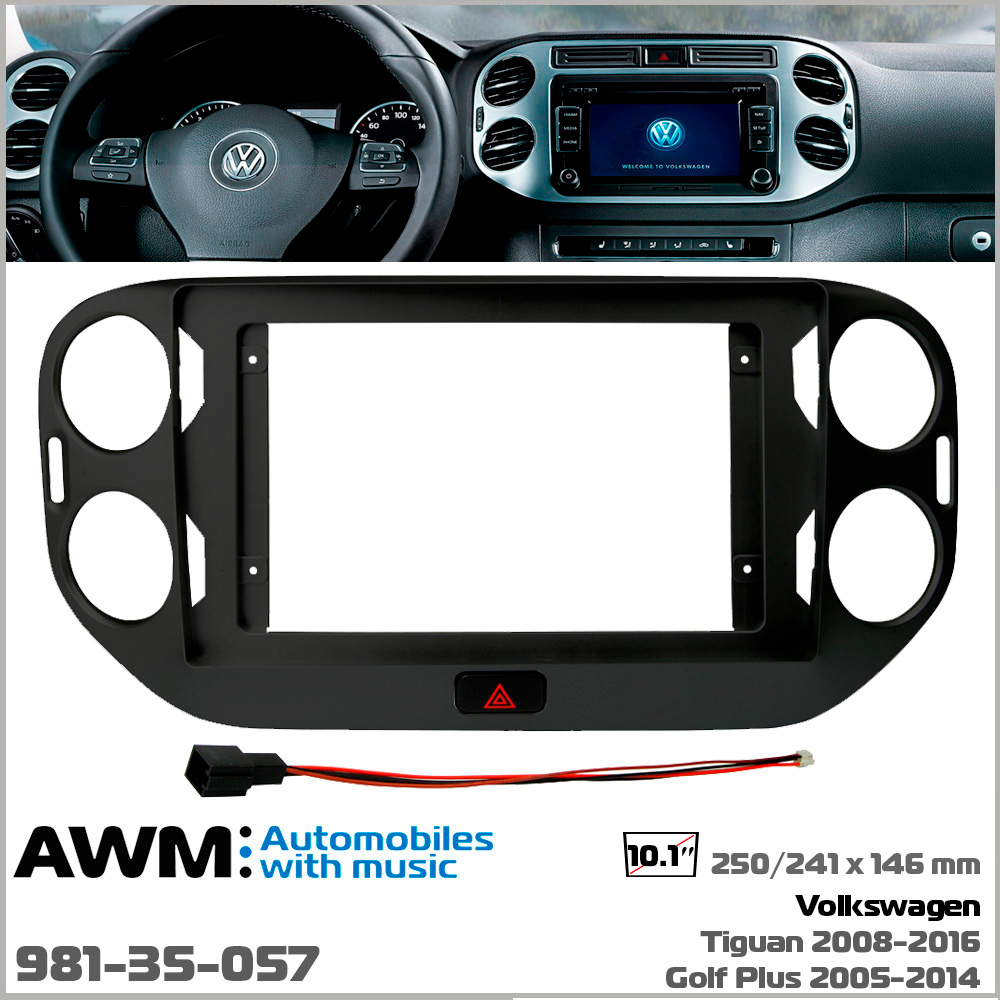 Переходная рамка Volkswagen Tiguan, Golf Plus AWM 981-35-057