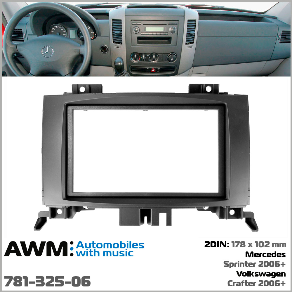 Переходная рамка AWM Mercedes Sprinter, Volkswagen Crafter (781-325-06)