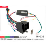 Переходник для магнитол 9", 10.1" Dacia, Renault Carav 16-033