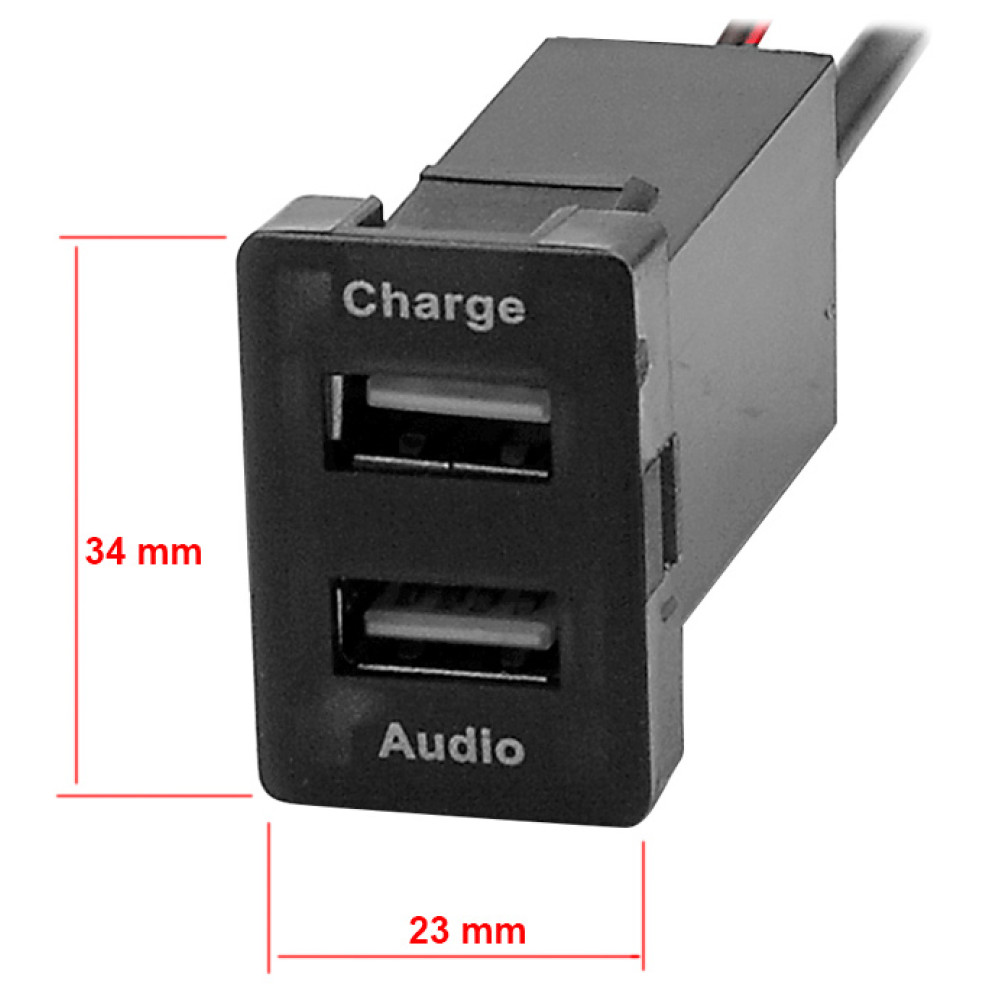 USB разъем CARAV Toyota, Lexus 17-104