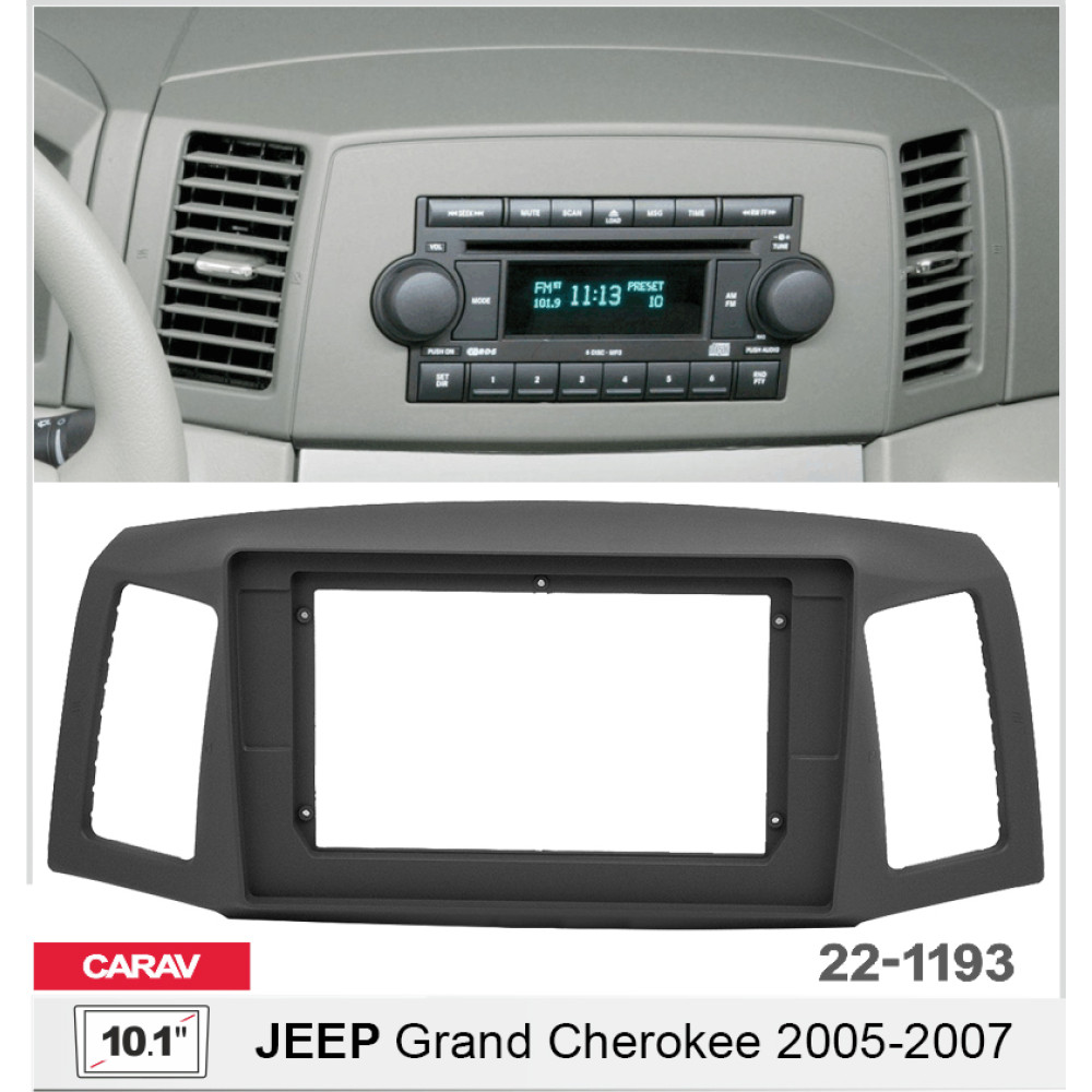Переходная рамка Carav Jeep Grand Cherokee (22-1193)