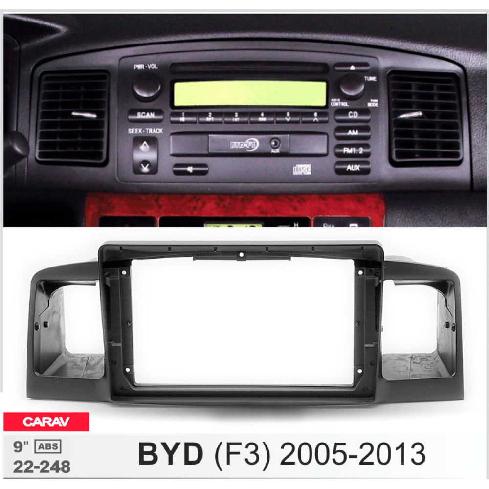 Переходная рамка Carav BYD F3 (22-248)