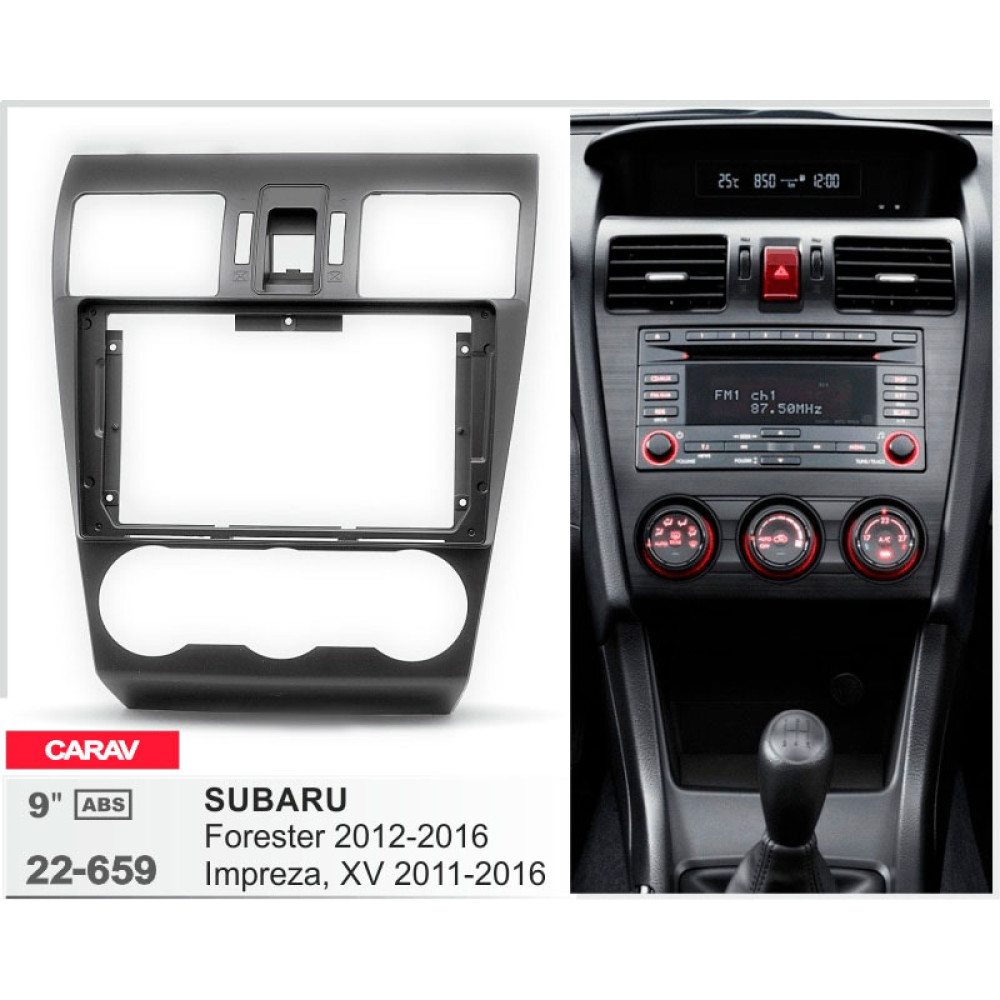 Переходная рамка Subaru Forester, Impreza, XV Carav 22-659