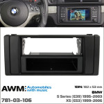 Переходная рамка AWM BMW 5, E39, X5, E53 (781-03-106)