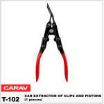 Инструмент для снятия клипс и пистонов CARAV (T-102)