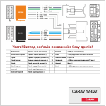 Переходник ISO CARAV Toyota, Daihatsu, Lexus, Subaru (12-022)