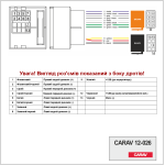 Переходник ISO CARAV Citroen, Peugeot (12-026)