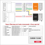 Переходник ISO CARAV Dacia, Renault, Opel (12-043)