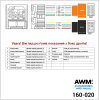 Разъем для штатной магнитолы BMW, Mini, Land Rover, Rover AWM 160-020